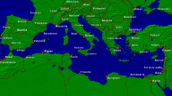 Mittelmeer Städte + Grenzen 1920x1080